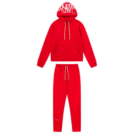 Syna World Tracksuit - (RED/WHITE)