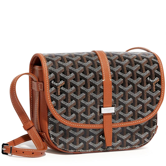 Goyard Belvedere Classic Brown Bag