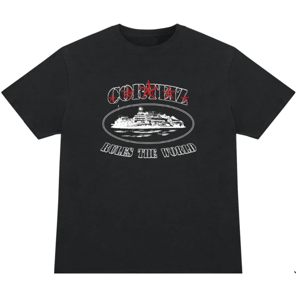 Cortiez “RULES THE WORLD” Black T-Shirt