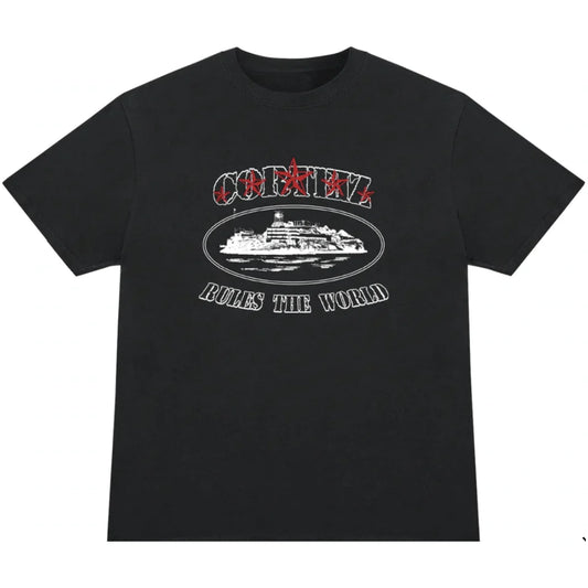 Cortiez “RULES THE WORLD” Black T-Shirt