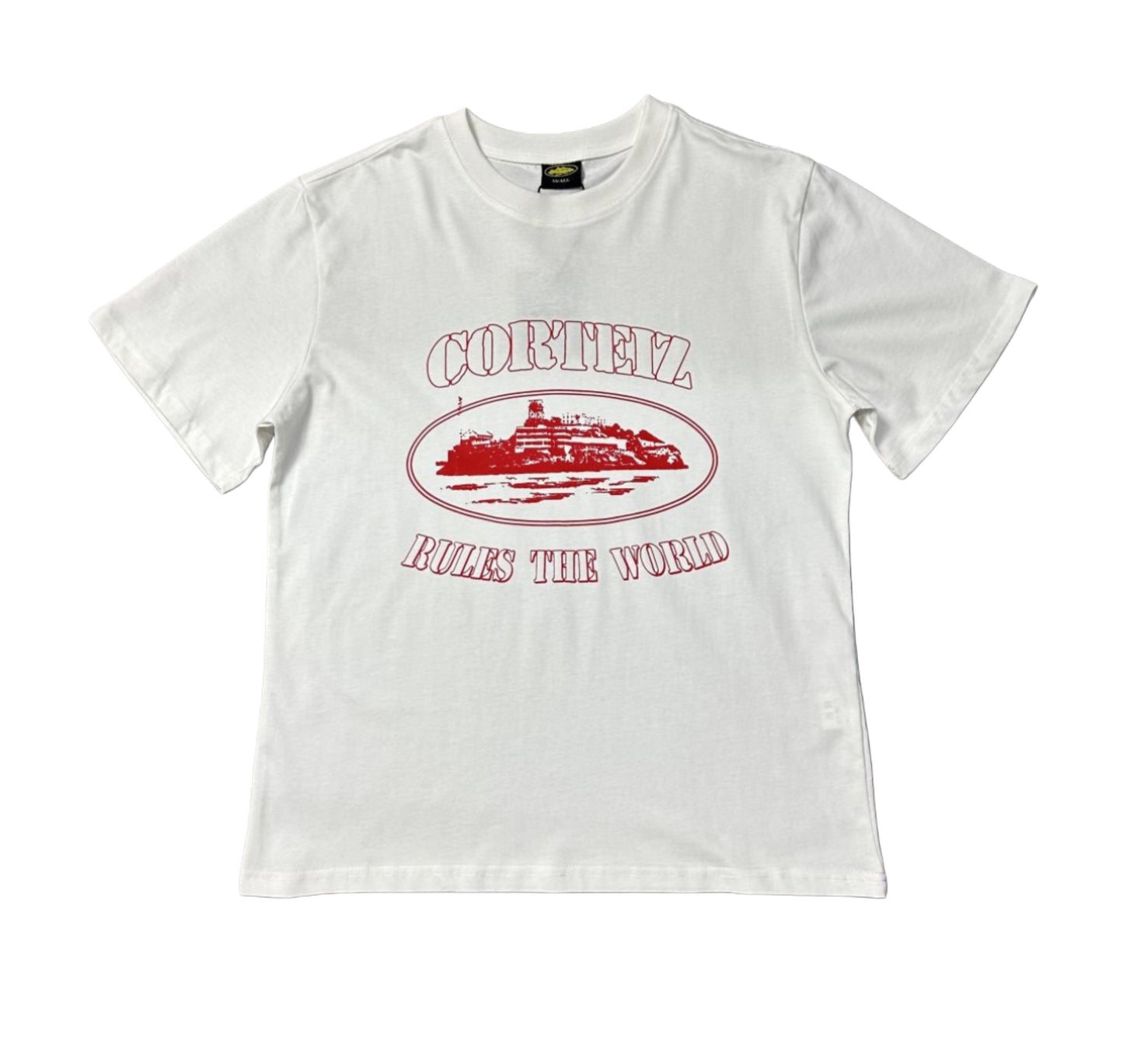 Cortiez “RULES THE WORLD” White&Red T-Shirt