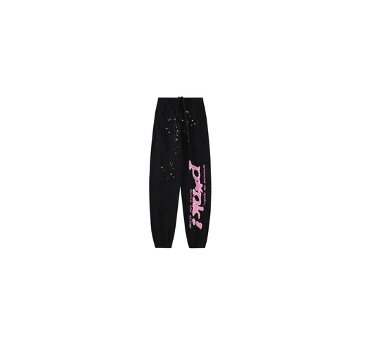 Sp5der p*nk Sweatpants ‘Black’