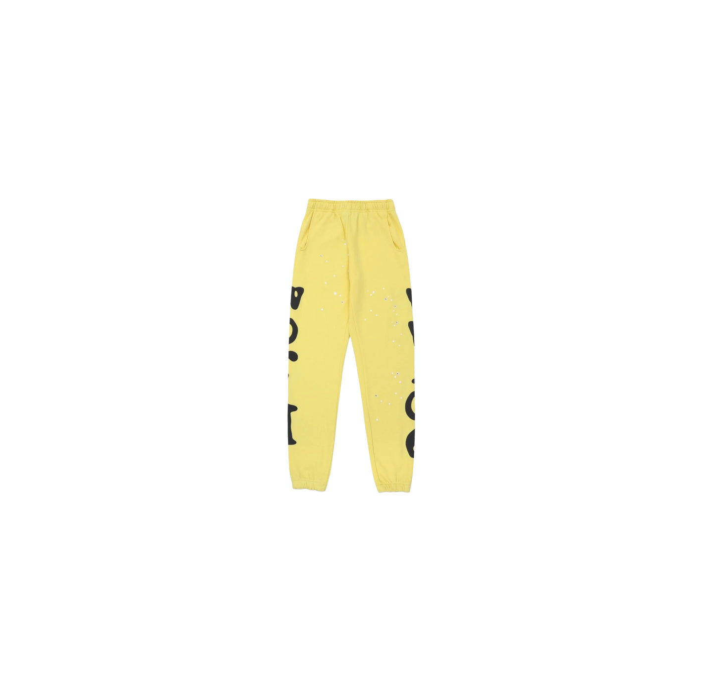 Sp5der Beluga Yellow&Black Sweatpants