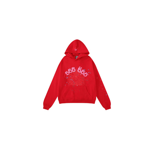 Sp5der Red Hoodie