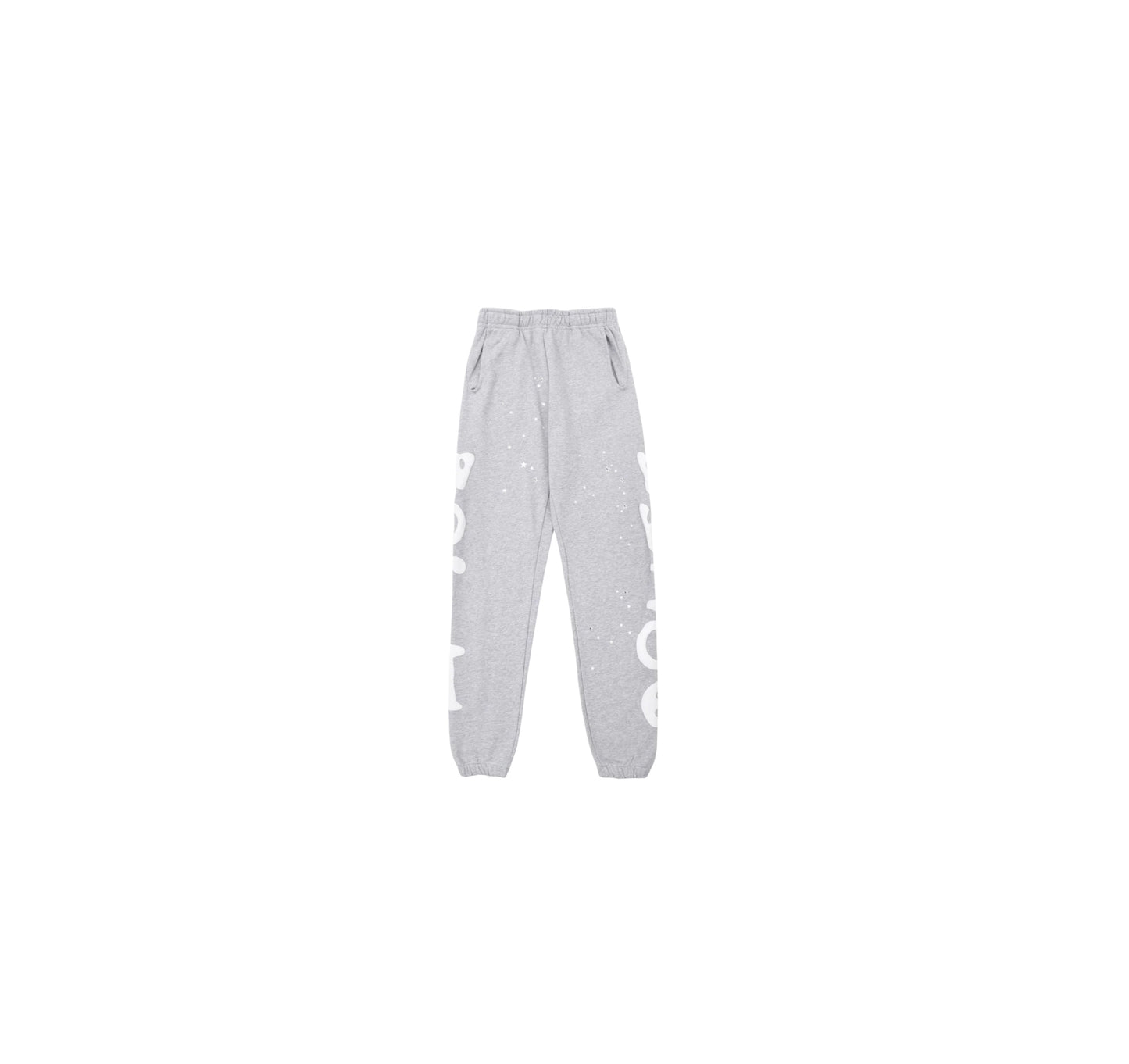 Sp5der Beluga Grey&White Sweatpants