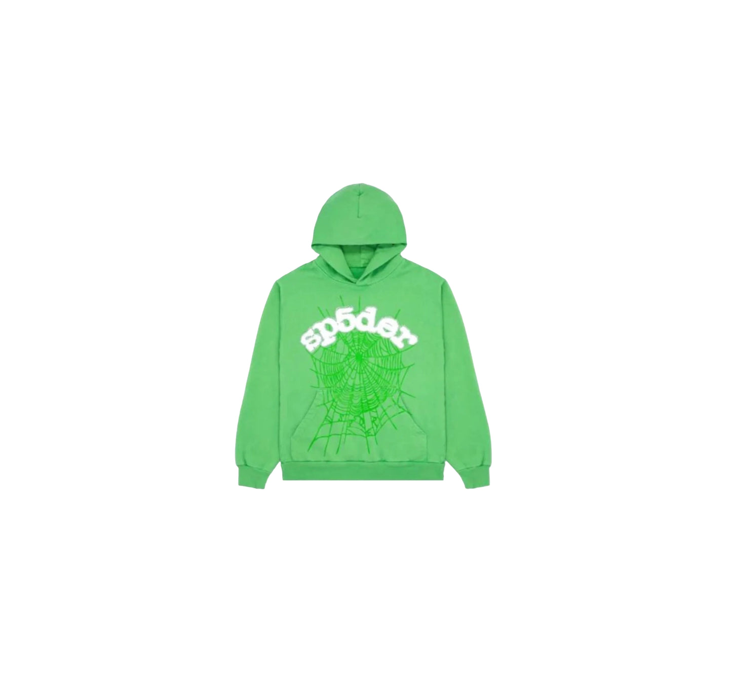 Sp5der Green&White Hoodie