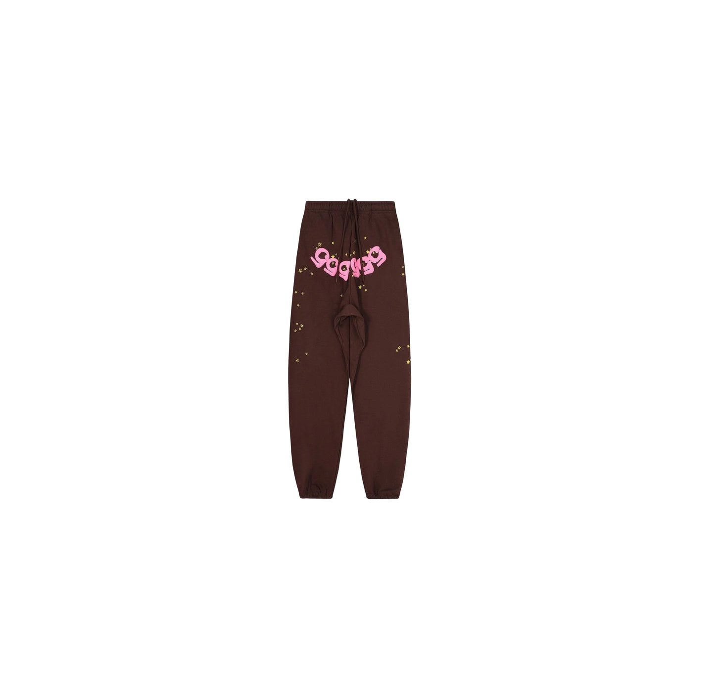 Sp5der Brown&Pink Sweatpants