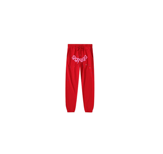 Sp5der Red Sweatpants